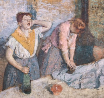 The Laundresses, c.1884 by Edgar Degas